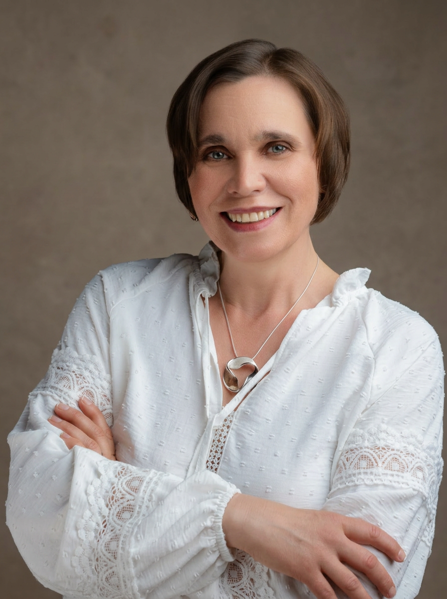 A calm, composed real estate professional